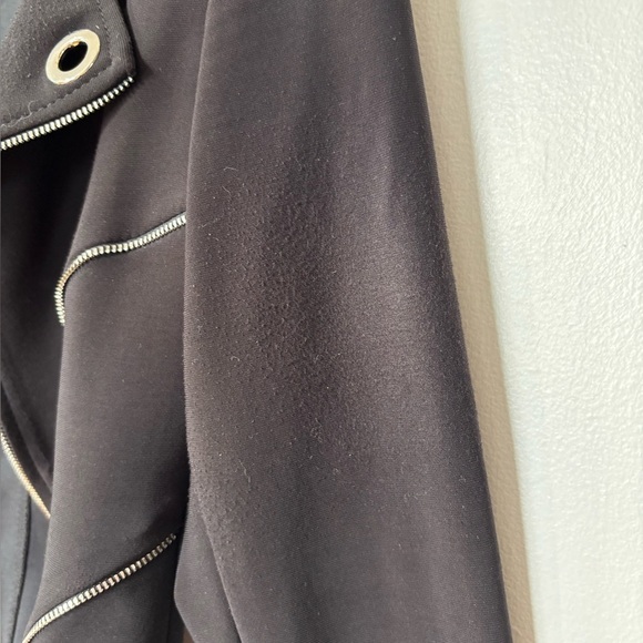 ✨Frank Lyman Fitted Black Blazer with Zipper Trim - Size 4 - Picture 6 of 7